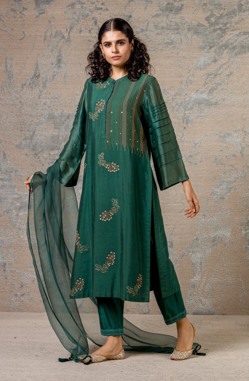 Green Kurta Set