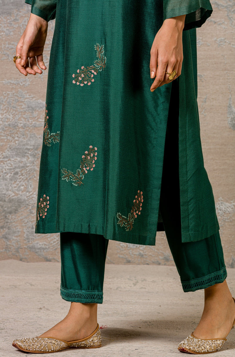 Green Kurta Set