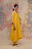 Yellow Cotton Silk Blend kaftan Set