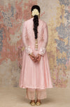 Pink Mukaish Anarkali Set