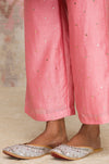 Maia Sethna in Blush Georgette Kurta  Set