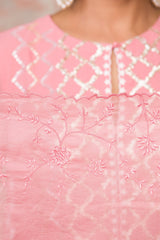 Maia Sethna in Blush Georgette Kurta  Set