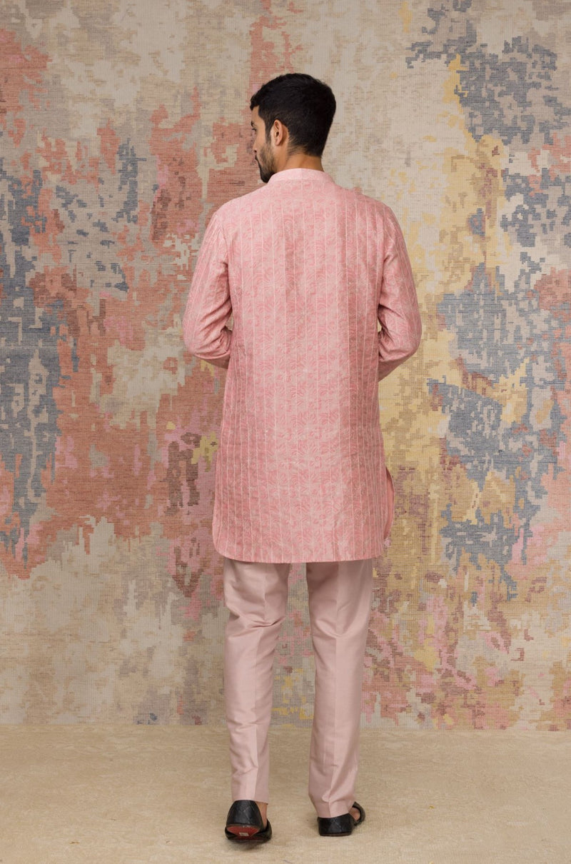 Rose Block Printed Short Kurta Set