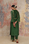 Green Gota Kurta Set