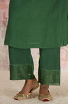 Green Gota Kurta Set