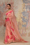 Blush Silk Organza Saree
