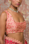 Blush Silk Organza Saree
