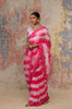 Rose Tie-Dye Saree