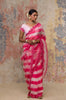 Rose Tie-Dye Saree