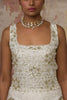 Ivory Georgette Sharara  Set