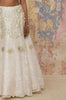 Ivory Silk Organza Lehenga Set