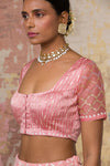 Blush Georgette Lehenga Set