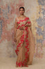 Beige Silk Organza Saree