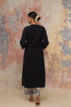 Black Moss Cotton kurta