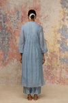 Alia Bhatt in Ash Blue Kurta Set