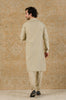 Pista Pin Tuck Cotton Silk Kurta Set