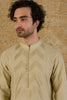 Pista Pin Tuck Cotton Silk Kurta Set