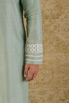 Sage Green Chanderi Kurta Set