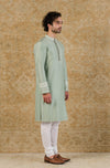 Sage Green Chanderi Kurta Set