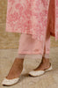 Blush Pink Block Printed Kurta Set
