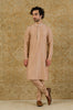 Onion Pink Hand-Painted Kurta Set