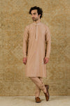 Onion Pink Handpainted Kurta Set