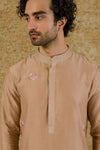 Onion Pink Handpainted Kurta Set