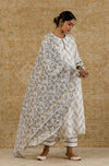 Ivory Black Pin Tuck Kurta Set