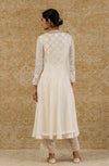 Ivory Mukaish Anarkali Set