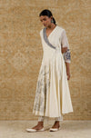 Ivory Angrakha Kurta Set
