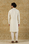 Ivory Chanderi Kurta Set
