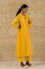 Mustard Mukaish Chanderi Kurta Set