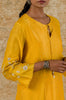 Mustard Mukaish Chanderi Kurta Set
