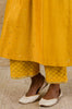 Mustard Mukaish Chanderi Kurta Set