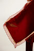 Heena Somani in Maroon Embroidered Velvet Short Kurta Salwar Set
