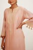 Baby Pink Dori Embroidered Kurta Set