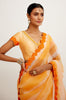 Orange Tie-Dye Saree