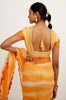 Orange Tie-Dye Saree