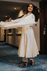 Niharika NM in Ivory Chanderi Anarkali Set
