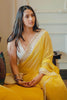Akansha Ranjan Kapoor in  Lemon Yellow Georgette Saree