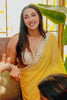 Akansha Ranjan Kapoor in  Lemon Yellow Georgette Saree