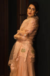 Sagarika Ghatge Khan in Blush Pink Georgette Sharara  Set
