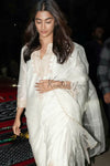 Pooja Hegde in Ivory Dori Embroidered Kurta Set