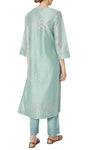 Aqua Blue Kurta Set