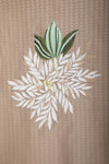 Beige Chanderi Straight Kurta With Pants - devnaagri