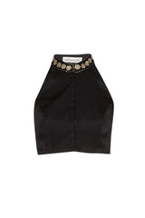 Black half and half Saree - devnaagri