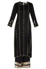 Black Kurta Set - devnaagri