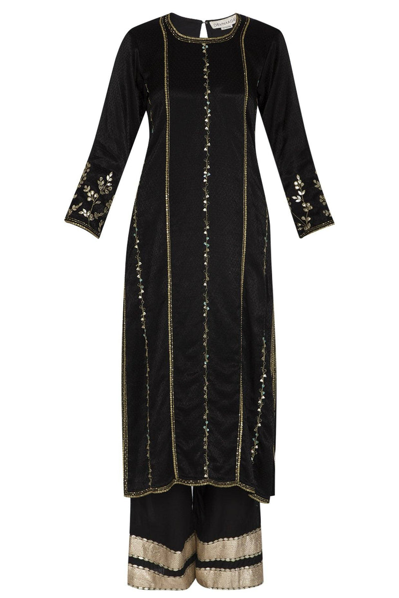 Black Kurta Set - devnaagri