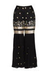 Black Sharara Kurta with Dupatta - devnaagri