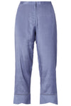 Blue Chanderi Kurta Set